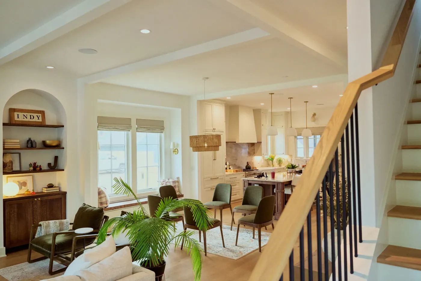 Cellular shades in a Brownsburg living room