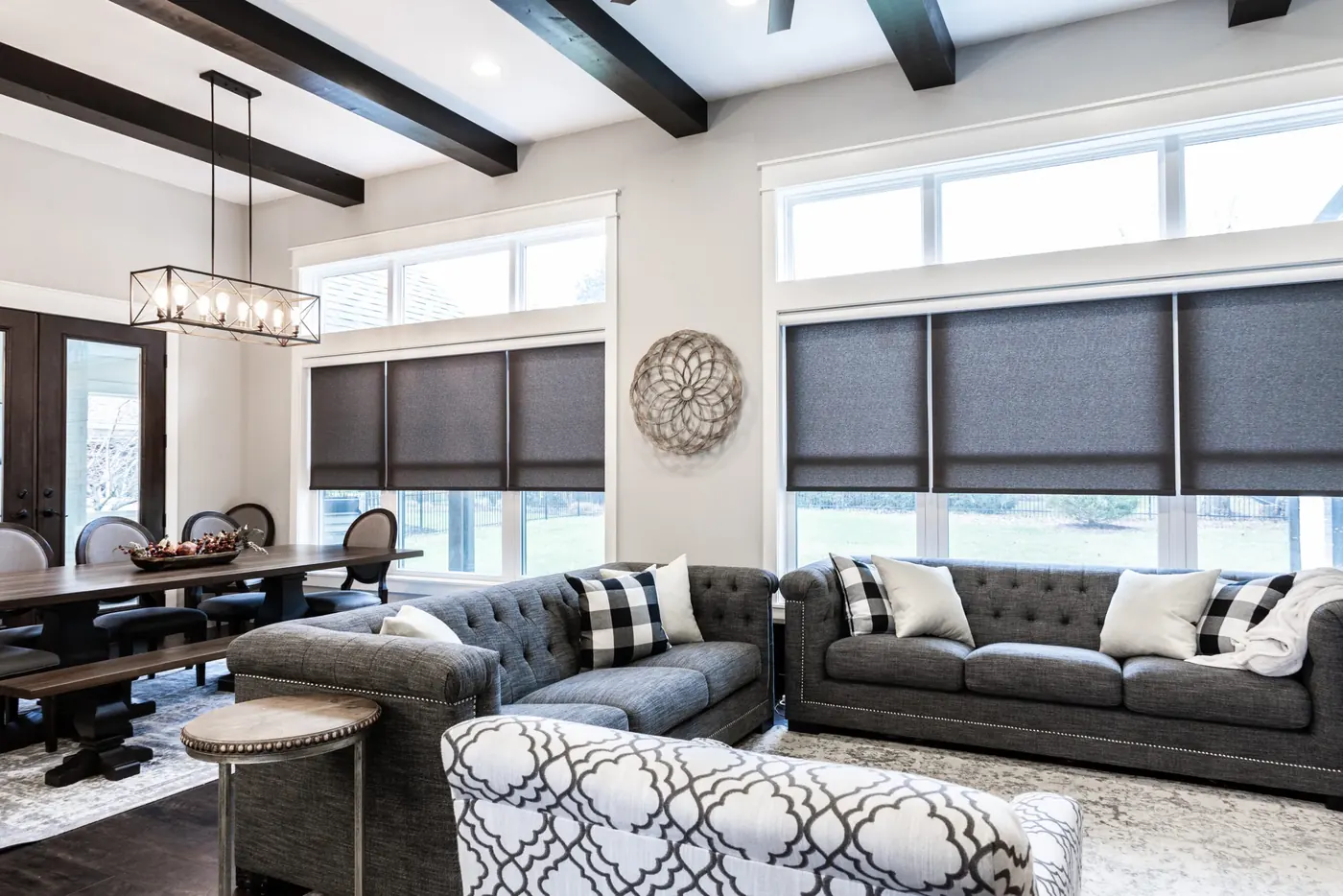 Custom shades measured and installed in Brownsburg