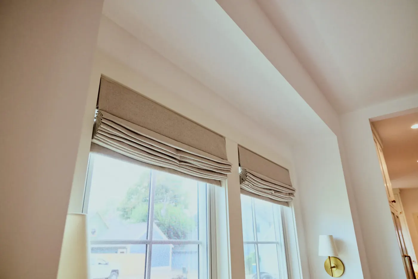 Custom shades measured and installed in Brownsburg